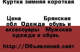 Куртка зимняя короткая › Цена ­ 1 000 - Брянская обл. Одежда, обувь и аксессуары » Мужская одежда и обувь   